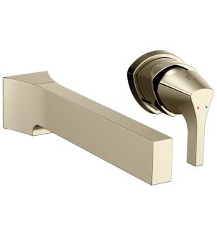 Delta T574LF-PNWL Zura 2 3/4" Single Handle Wall Mount Bathroom Faucet Trim in Polished Nickel