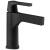 Delta 574-BLMPU-DST Zura 7 1/2" Single Handle Bathroom Faucet in Matte Black