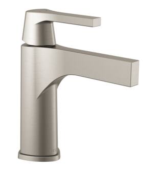 Delta 574-SSLPU-DST Zura 7 1/2" Single Handle Bathroom Faucet - Less Pop Up in Stainless Steel