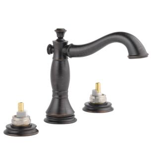 Delta 3597LF-RBMPU-LHP Cassidy 5 7/8" Two Handle Widespread Bathroom Faucet - Less Handles in Venetian Bronze
