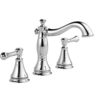 Delta 3597LF Cassidy 5 7/8" Two Handle Widespread Bathroom Faucet in Polished Nickel added