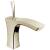 Delta 552LF-PNLPU Tesla 5 5/8" Single Handle Bathroom Faucet with Less Pop Up in Polished Nickel