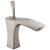 Delta 552LF-SSLPU Tesla 5 5/8" Single Handle Bathroom Faucet with Less Pop Up in Stainless Steel