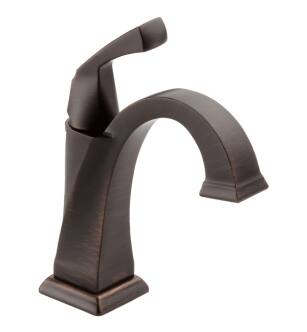 Delta 551-RB-DST Dryden 7 3/4" Single Handle Bathroom Sink Faucet with Pop-Up Drain in Venetian Bronze