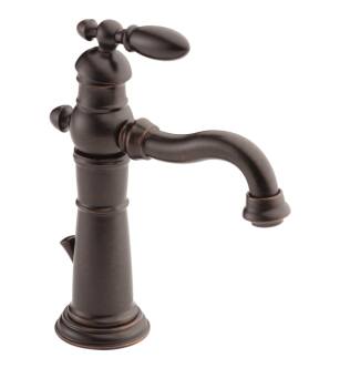 Delta 555LF-RB Victorian 8 3/4" Single Handle Bathroom Faucet in Venetian Bronze