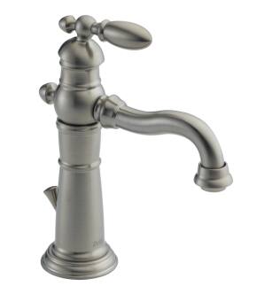 Delta 555LF-SS Victorian 8 3/4" Single Handle Bathroom Faucet in Stainless Steel