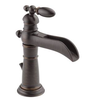 Delta 554LF-RB Victorian 8 1/4" 1.2 GPM Single Handle Channel Vessel Bathroom Faucet in Venetian Bronze