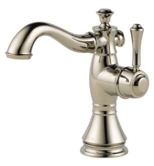 Delta 597LF-PNMPU Cassidy 6 7/8" Single Handle Bathroom Faucet in Polished Nickel