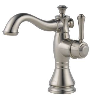 Delta 597LF-SSMPU Cassidy 6 7/8" Single Handle Bathroom Faucet in Stainless Steel