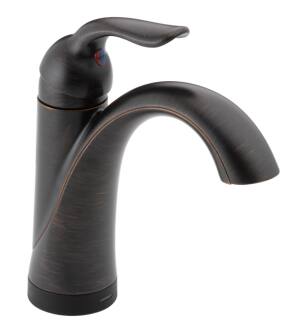 Delta 538T-RB-DST Lahara 7 3/8" Two Handle Centerset Bathroom Faucet in Venetian Bronze