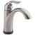 Delta 538T-SS-DST Lahara 7 3/8" Two Handle Centerset Bathroom Faucet in Stainless Steel