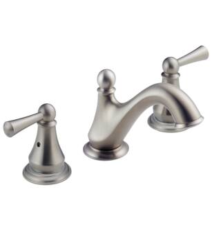 Delta 35999LF-SS Haywood 4 1/8" Two Handle Widespread Bathroom Faucet in Stainless Steel