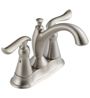 Delta 2594-SSMPU-DST Linden 5 3/4" 1.2 GPM Two Handle Centerset Bathroom Faucet in Stainless Steel