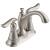 Delta 2594-SSMPU-DST Linden 5 3/4" 1.2 GPM Two Handle Centerset Bathroom Faucet in Stainless Steel