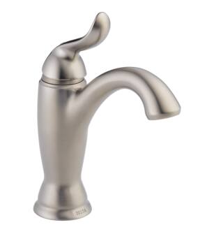 Delta 594-SSMPU-DST Linden 8 1/8" Single Handle Bathroom Faucet in Stainless Steel