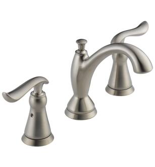 Delta 3594-SSMPU-DST Linden 5 1/8" Two Handle Widespread Bathroom Faucet in Stainless Steel