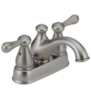 Delta 2578LFSS-278SS Leland 3 7/8" Two Handle Centerset Bathroom Faucet in Stainless Steel