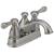 Delta 2578LFSS-278SS Leland 3 7/8" Two Handle Centerset Bathroom Faucet in Stainless Steel