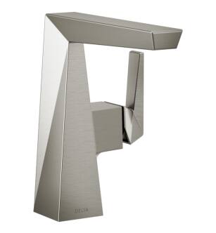 Delta 643-SS-PR-DST Trillian 7" Single Lever Handle Bathroom Sink Faucet in Lumicoat Stainless
