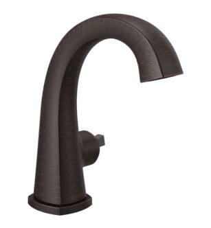 Delta 577-RBMPU-LHP-DST Stryke 7 3/8" Single Hole Bathroom Sink Faucet with Pop-Up Drain - Less Handles in Venetian Bronze