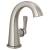 Delta 577-SSMPU-LHP-DST Stryke 7 3/8" Single Hole Bathroom Sink Faucet with Pop-Up Drain - Less Handles in Stainless Steel