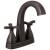 Delta 257756-RBMPU-DST Stryke 7 3/8" Two Cross Handle Centerset Bathroom Sink Faucet with Pop-Up Drain in Venetian Bronze