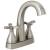 Delta 257756-SSMPU-DST Stryke 7 3/8" Two Cross Handle Centerset Bathroom Sink Faucet with Pop-Up Drain in Stainless Steel