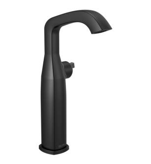 Delta 776-BLLHP-DST Stryke 11 1/4" Single Hole Bathroom Faucet with Less Handle in Matte Black