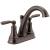 Delta 2532LF-RBTP Woodhurst 6" Double Handle Centerset Bathroom Sink Faucet in Venetian Bronze