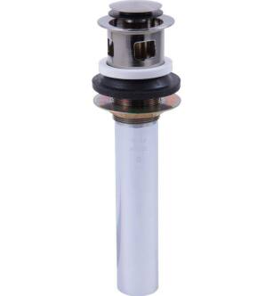 Delta 33W576PN 2 1/8" Push Pop-Up Drain Assembly with Overflow in Polished Nickel