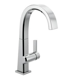 Delta 1993LF Pivotal 12" Single Handle Deck Mounted Bar/Prep Faucet in Chrome