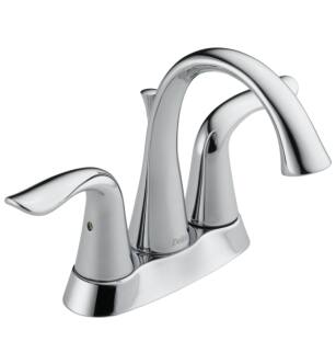 Delta 2538-TP-DST Lahara 6 3/8" Two Handle Tract-Pack Centerset Bathroom Faucet in Chrome