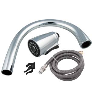 Delta Allora® RP47269 Spray & Hose Assembly w/ Aerator - Pull-Down in Chrome