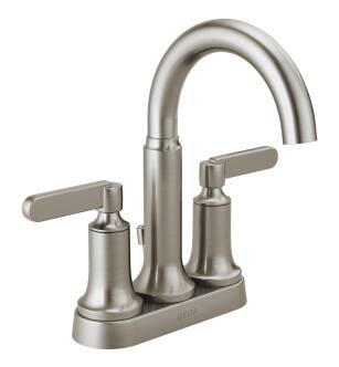 Delta Alux™ 25769LF-SP Two Handle Centerset Bathroom Faucet in Spotshield Brushed Nickel