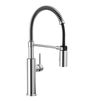 Delta Antoni™ 18803-DST Single-Handle Pull-Down Spring Kitchen Faucet Three Hole Deck Mount in Chrome