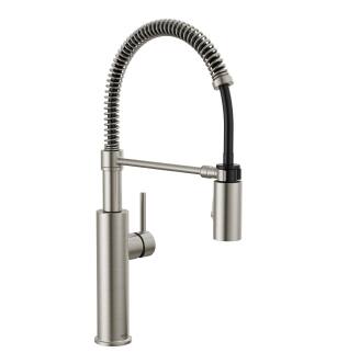 Delta Antoni™ 18803-SP-DST Single-Handle Pull-Down Spring Kitchen Faucet Three Hole Deck Mount in Spotshield Stainless