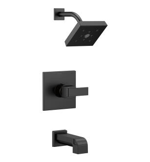 Delta Ara® T14467-BL Monitor® 14 Series H2Okinetic® Tub & Shower Trim in Matte Black