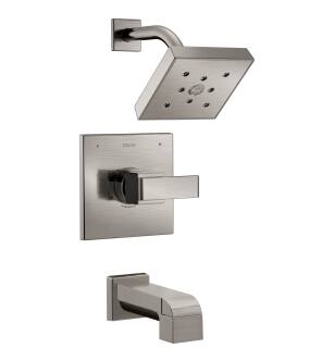 Delta Ara® T14467-SS Monitor® 14 Series H2Okinetic® Tub & Shower Trim in Stainless