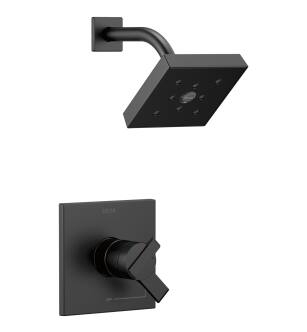 Delta Ara® T17267-BL Monitor® 17 Series H2Okinetic® Shower Trim in Matte Black