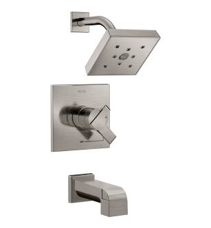 Delta Ara® T17467-SS Monitor® 17 Series H2Okinetic® Tub & Shower Trim in Stainless