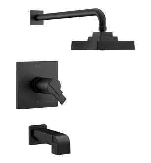 Delta Ara® T17T467-BL TempAssure® 17T Series Tub and Shower Trim in Matte Black