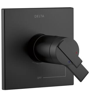 Delta Ara® T17T067-BL TempAssure® 17T Series Valve Only Trim in Matte Black