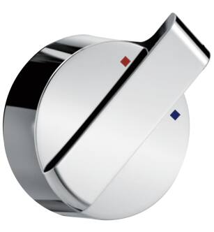 Delta Ara® RP75440 Temperature Knob & Cover - 17 Series in Chrome