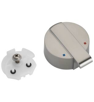 Delta Ara® RP84986SS Temperature Knob & Cover - T17 Integrated Diverter in Stainless
