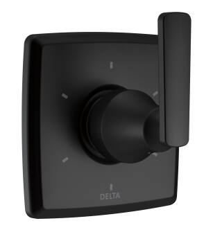 Delta Ashlyn® T11964-BL 6-Setting 3-Port Diverter Trim in Matte Black