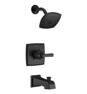 Delta Ashlyn® T14464-BL Monitor® 14 Series Tub and Shower Trim in Matte Black