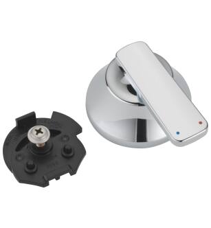 Delta Ashlyn® RP77164 Temperature Knob & Cover - 17 Series in Chrome