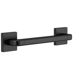 Delta BathSafety 41912-BL Angular Modern Decorative ADA Grab Bar - 12" in Matte Black