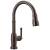 Delta Broderick™ 9190T-RB-DST Single Handle Pull-Down Kitchen Faucet With Touch2O Technology Three Hole Deck Mount in Venetian Bronze