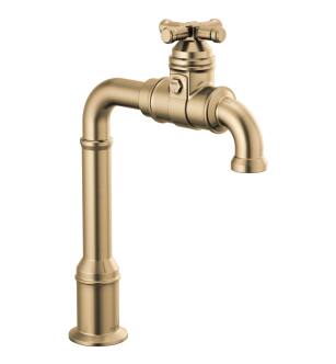 Delta Broderick™ 1990LFC-CZ True Bar Kitchen Faucet Three Hole Deck Mount in Champagne Bronze